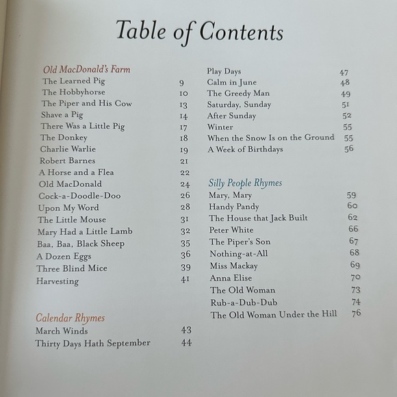 Mother Goose Treasury Book - Picture 2 of 6